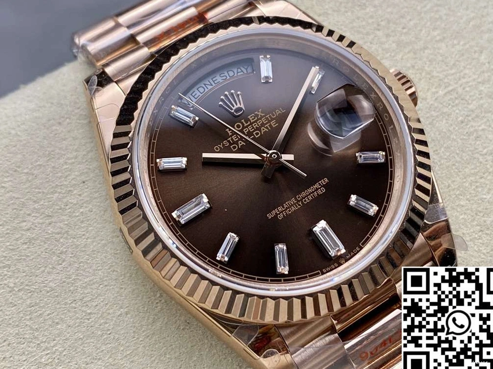 Factory Chocalate Steel Tungsten Rolex Date v5 Dial QF Day M228235-0003 0420